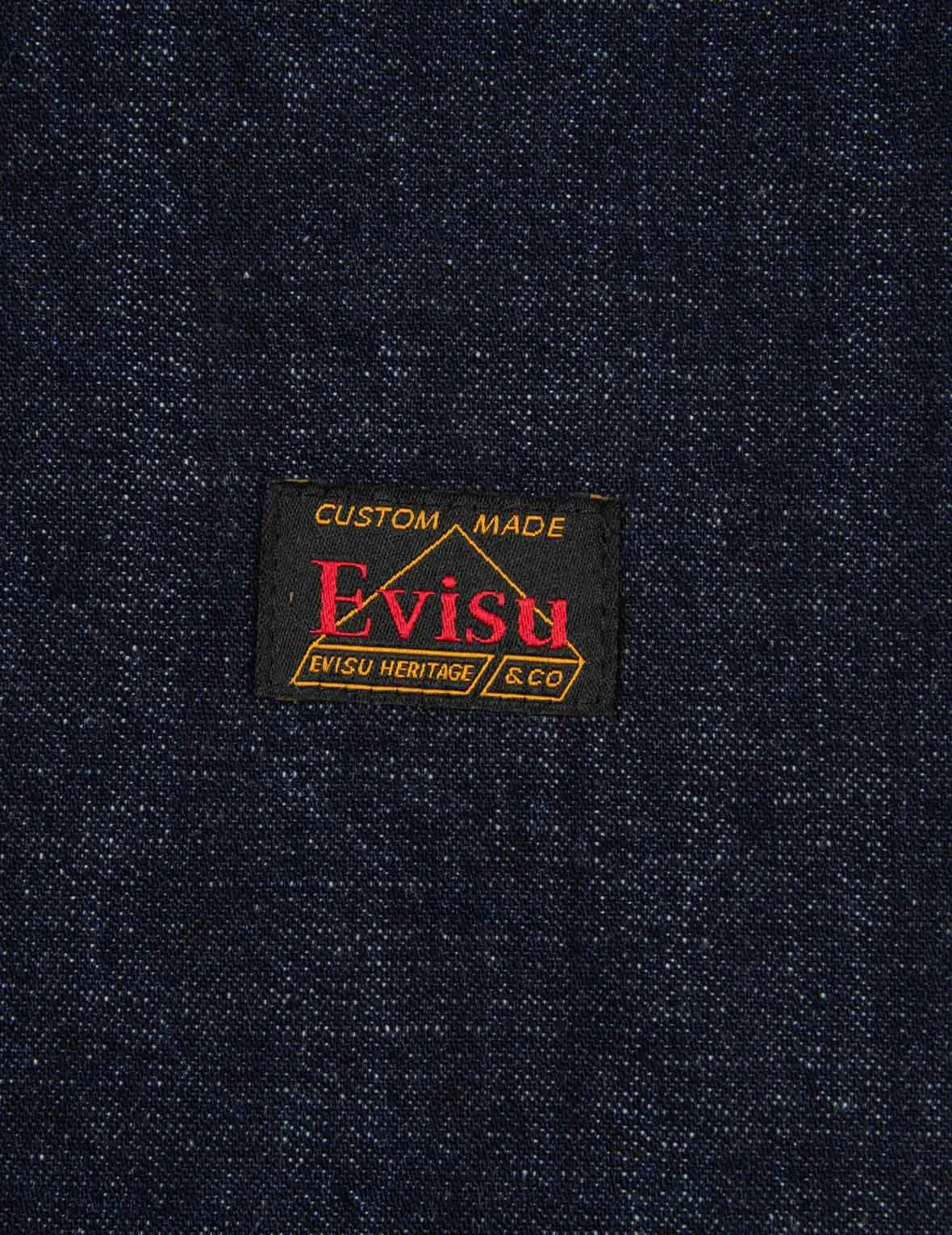 2-Layer Hand-brush Daicock Denim Shirt