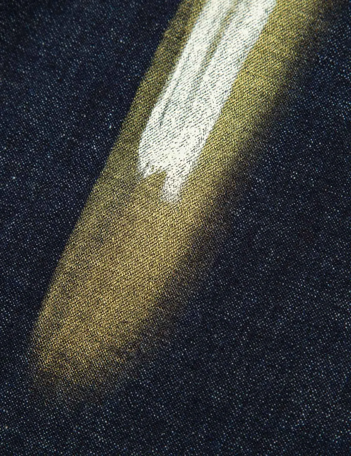 2-Layer Hand-brush Daicock Denim Shirt