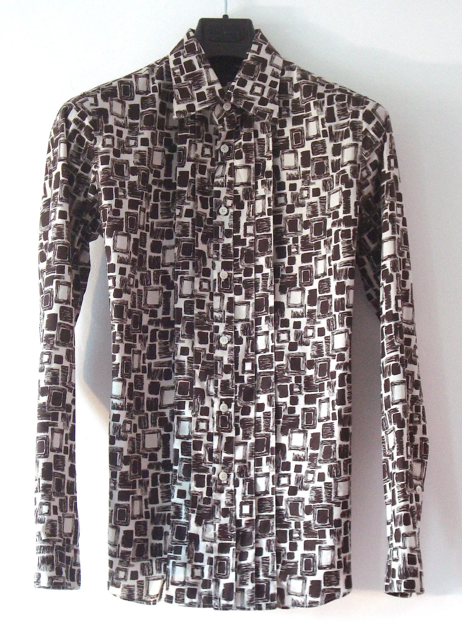 2006 Patterned Silk Evening Shirt
