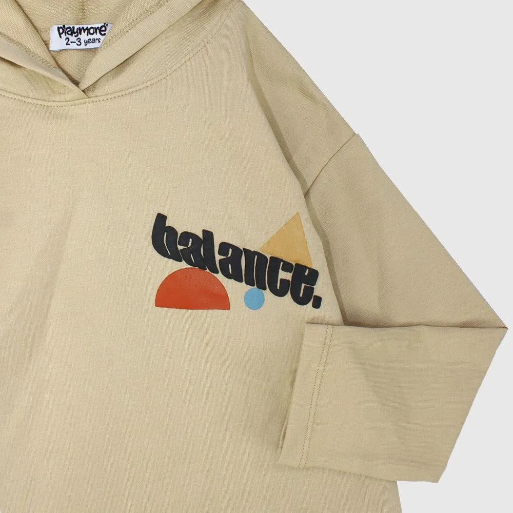 Balance Long-Sleeved Hooded T-shirt