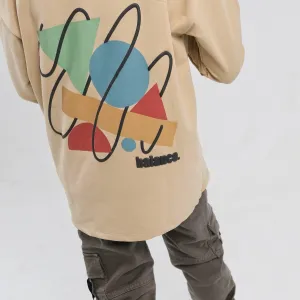 Balance Long-Sleeved Hooded T-shirt