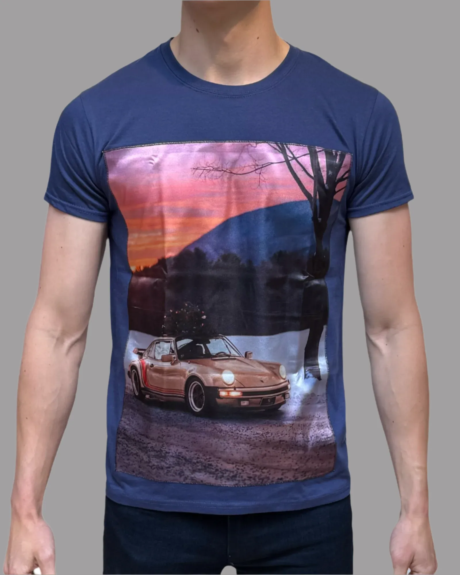 BASTILLE T-Shirt XMAS TREE | NAVY