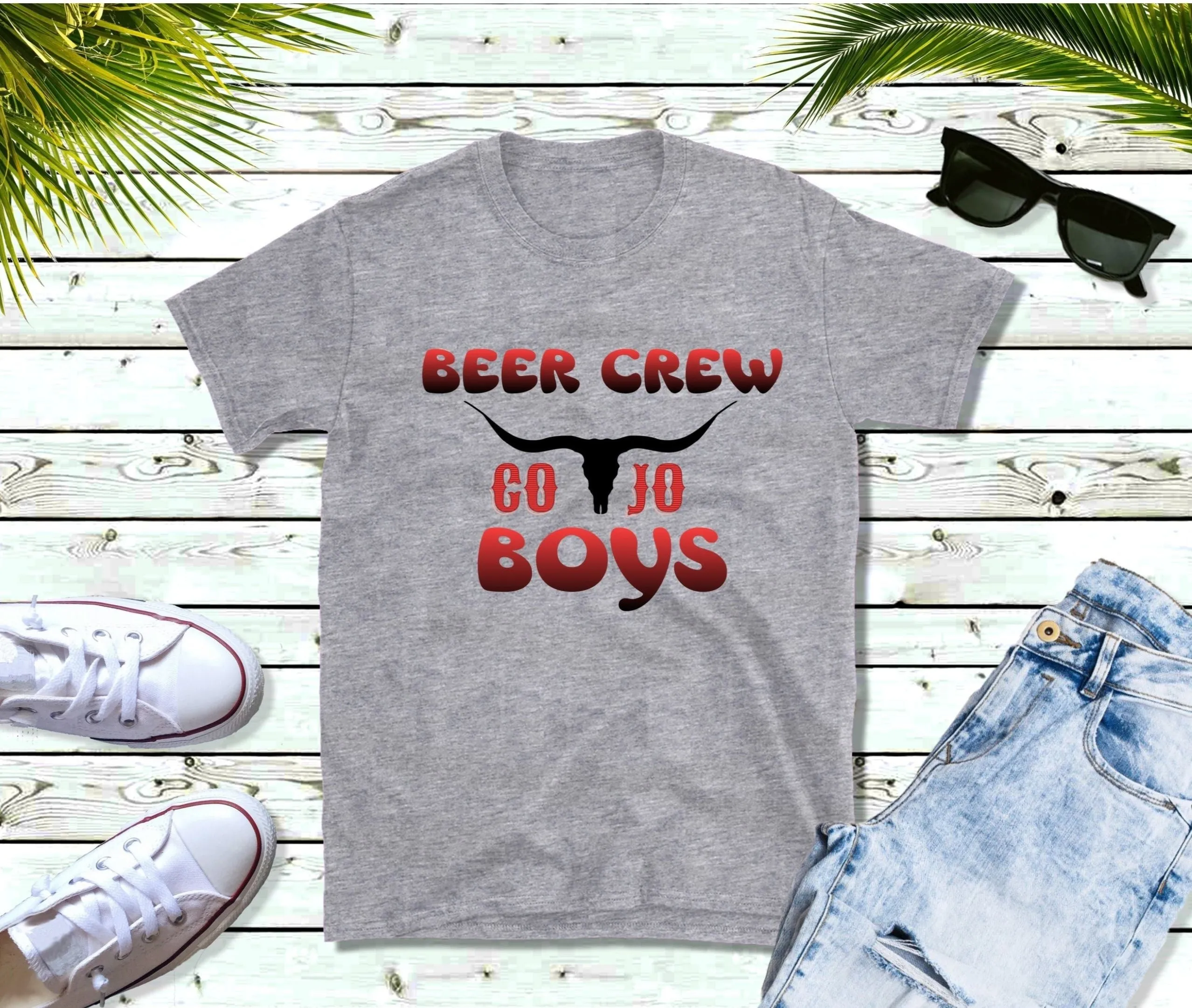 Beer Crew Boys T-shirt, Country Shirt, Tour Shirt, Festival Tee, Western T-shirt, Concert T Shirt, Artist Shirt