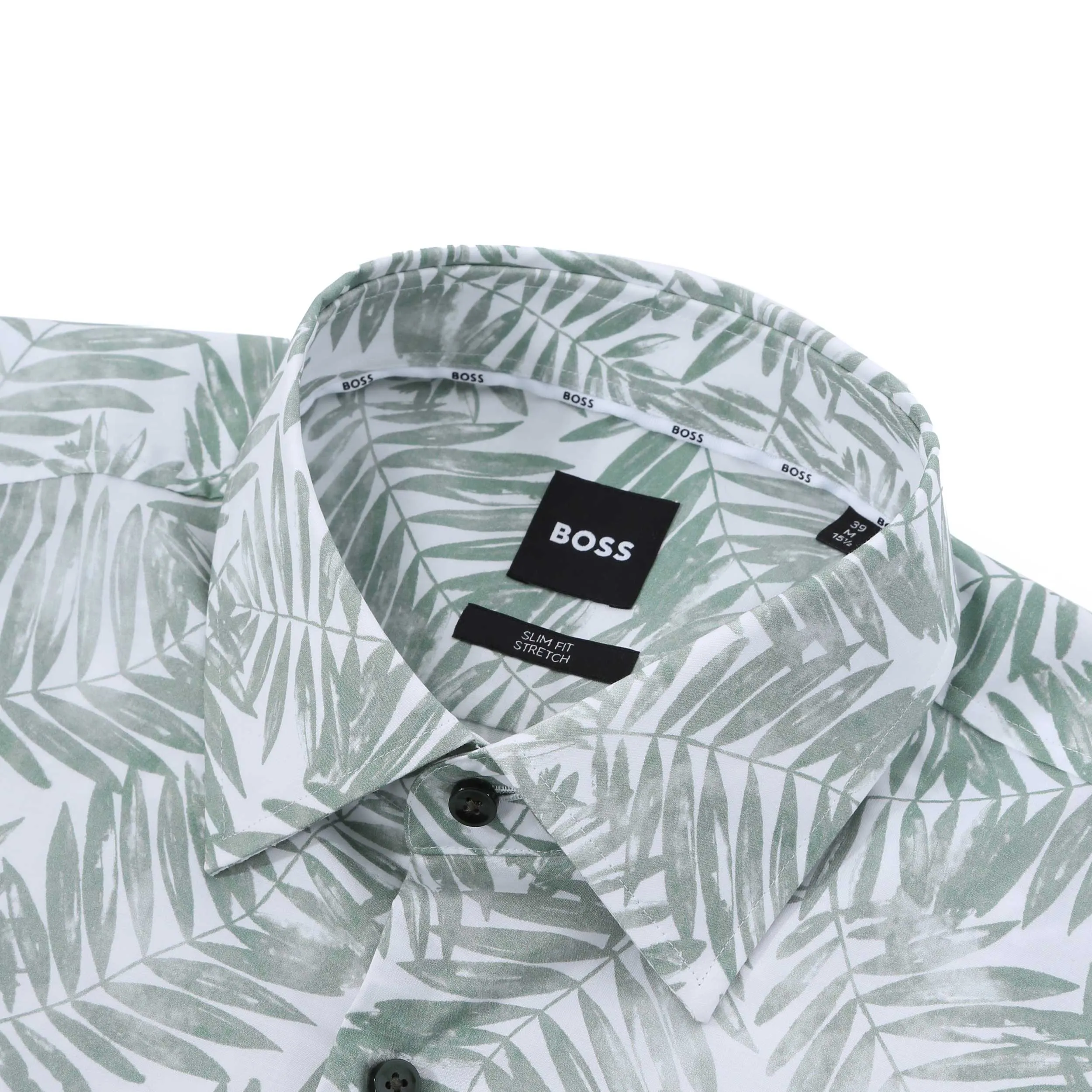 BOSS H Hank Kent C1 214 Shirt in Open Green