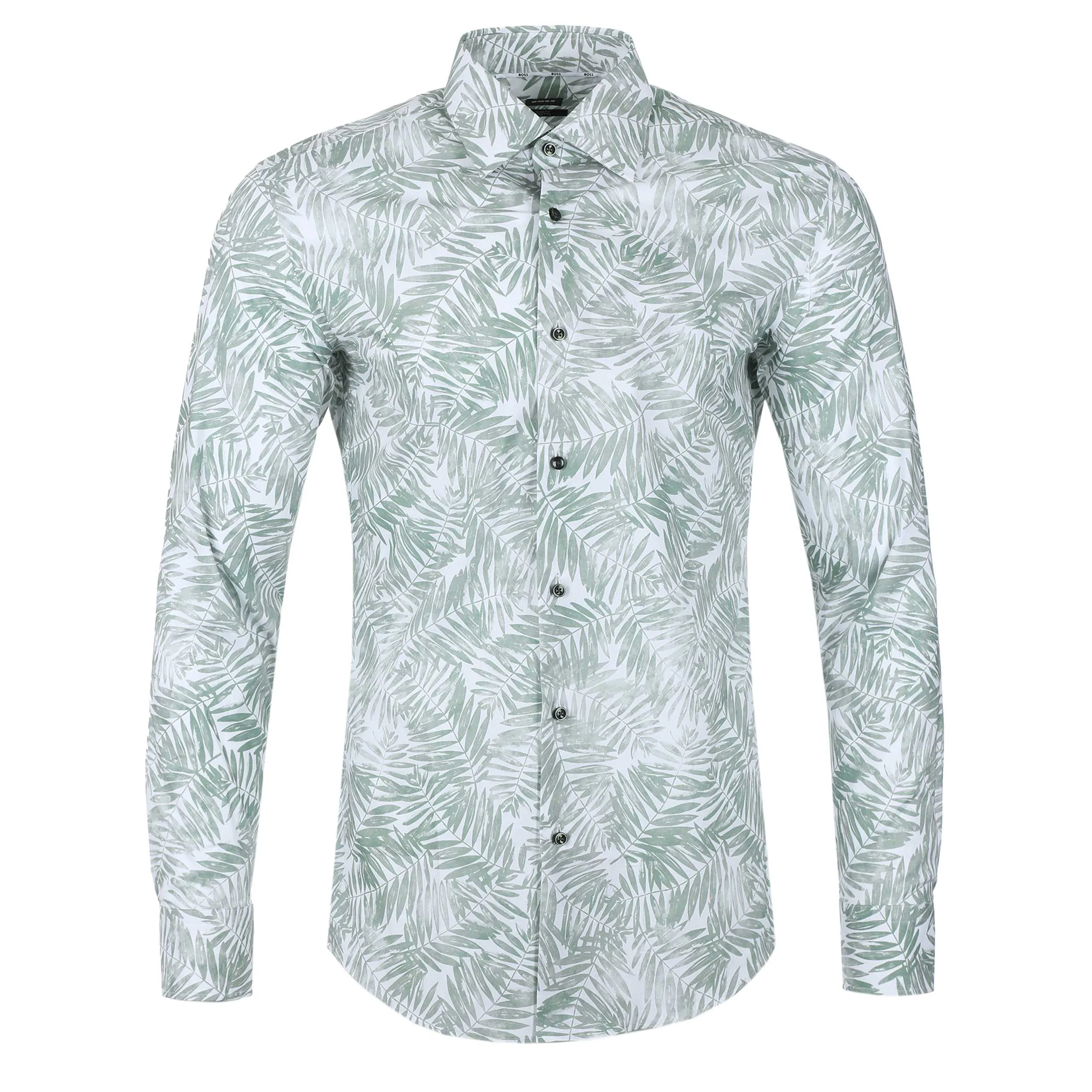 BOSS H Hank Kent C1 214 Shirt in Open Green