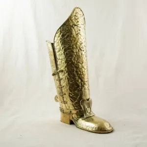 Brass Boot Umbrella Stand