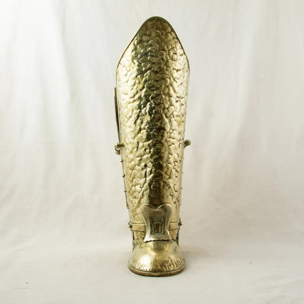 Brass Boot Umbrella Stand