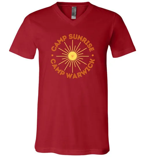 Camp Sunrise Unisex V-Neck T-Shirt