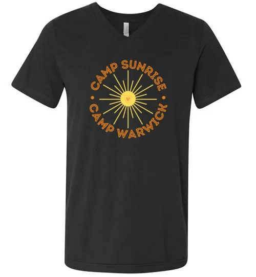 Camp Sunrise Unisex V-Neck T-Shirt