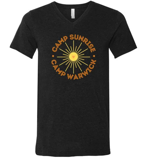 Camp Sunrise Unisex V-Neck T-Shirt