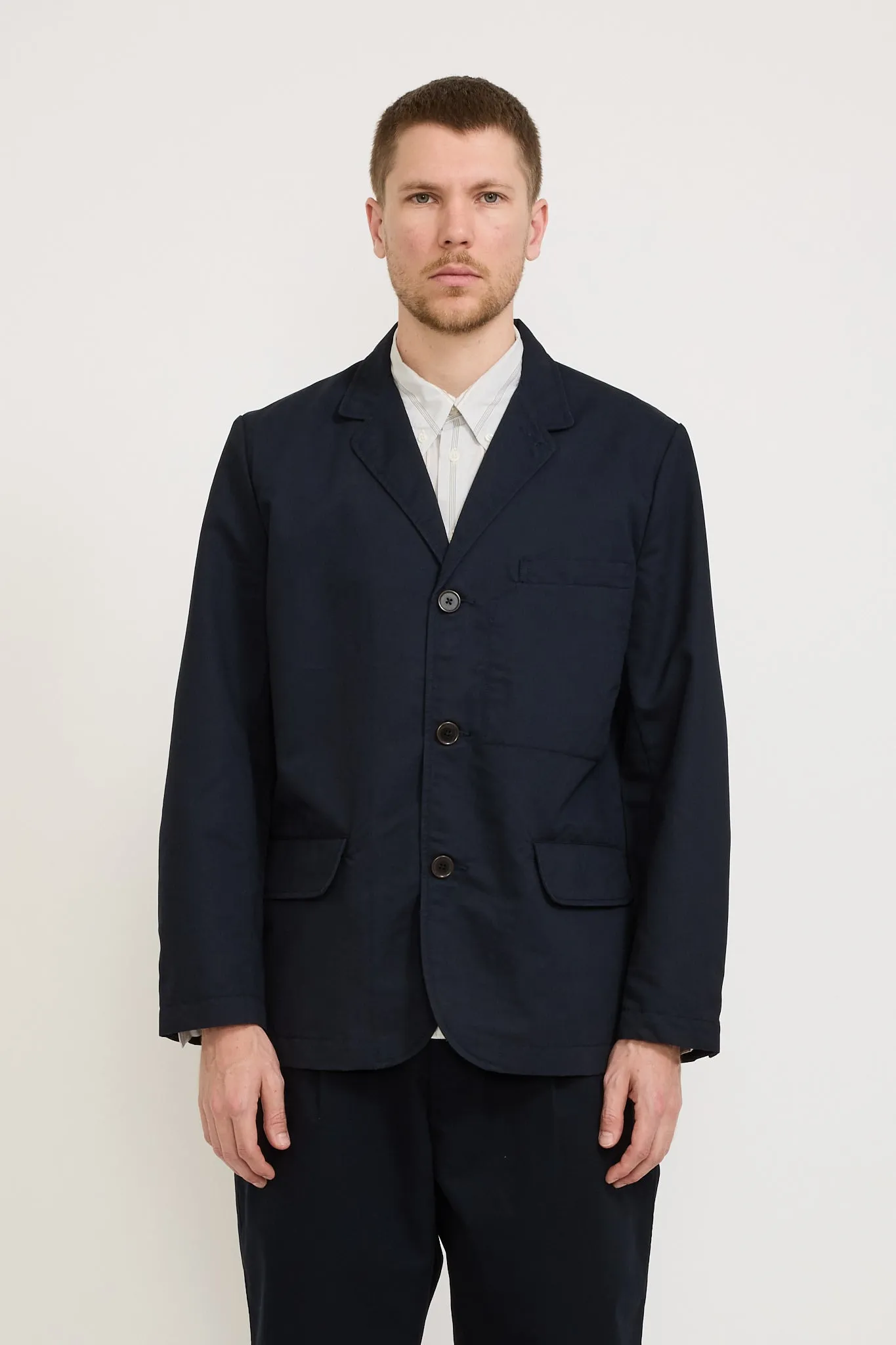 Capitol Jacket Brushed Polytech Navy