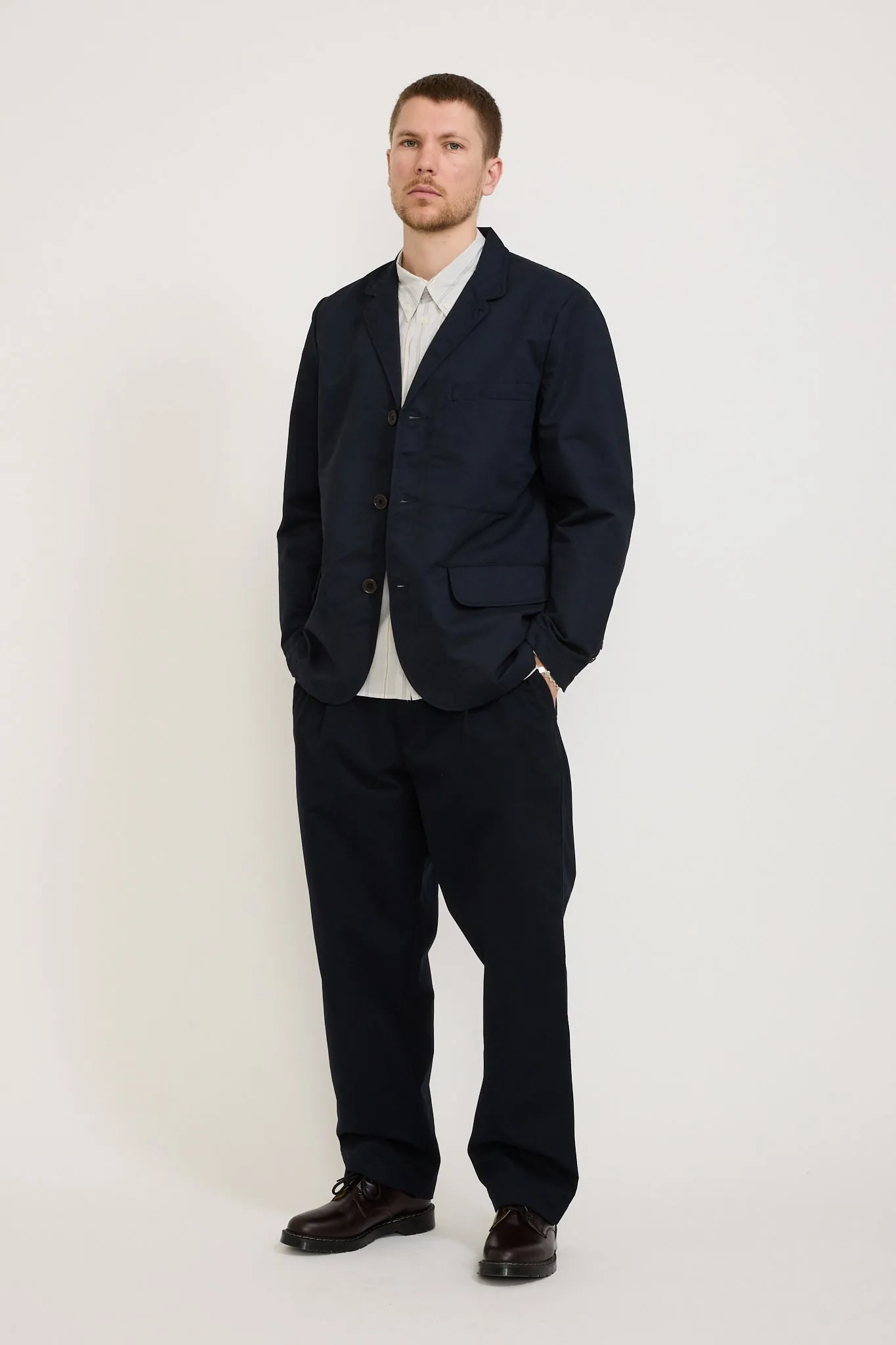 Capitol Jacket Brushed Polytech Navy