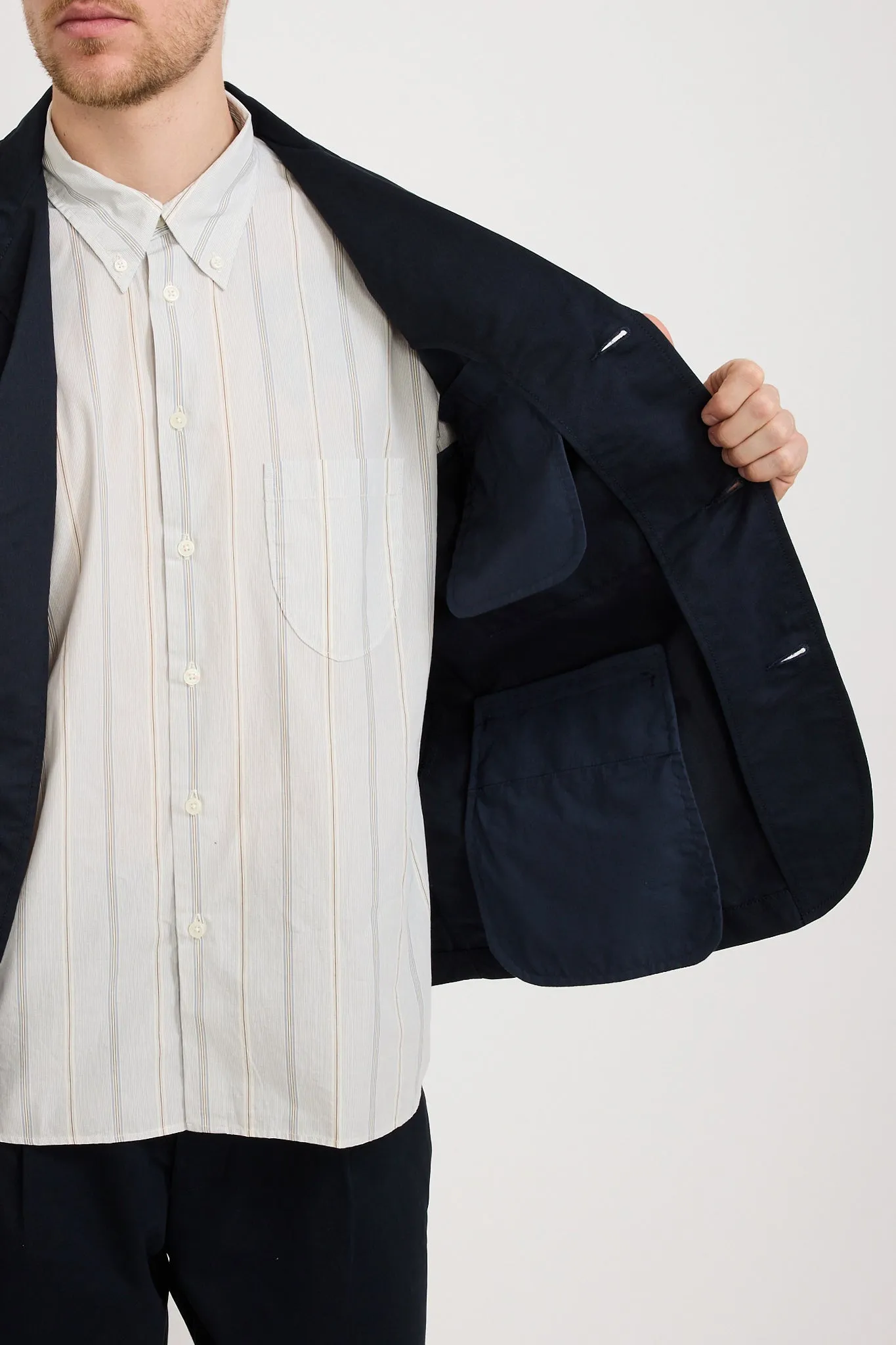 Capitol Jacket Brushed Polytech Navy
