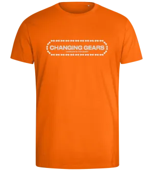 Changing Gears Text Design - Comfort men's fitted t-shirt