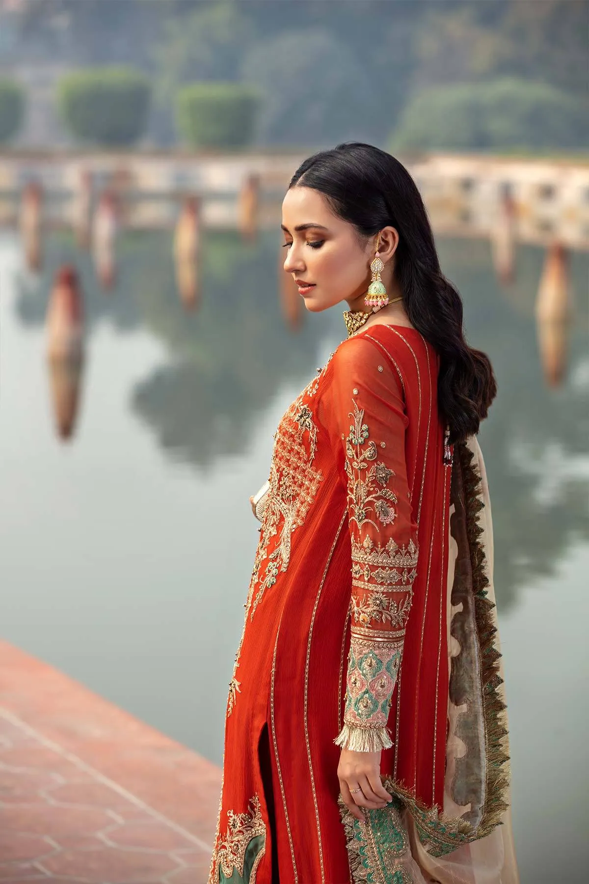 Charizma Dastan-e-Jashan Premium Embroidered Chiffon Collection – Nur-un-Nisa DJ-06