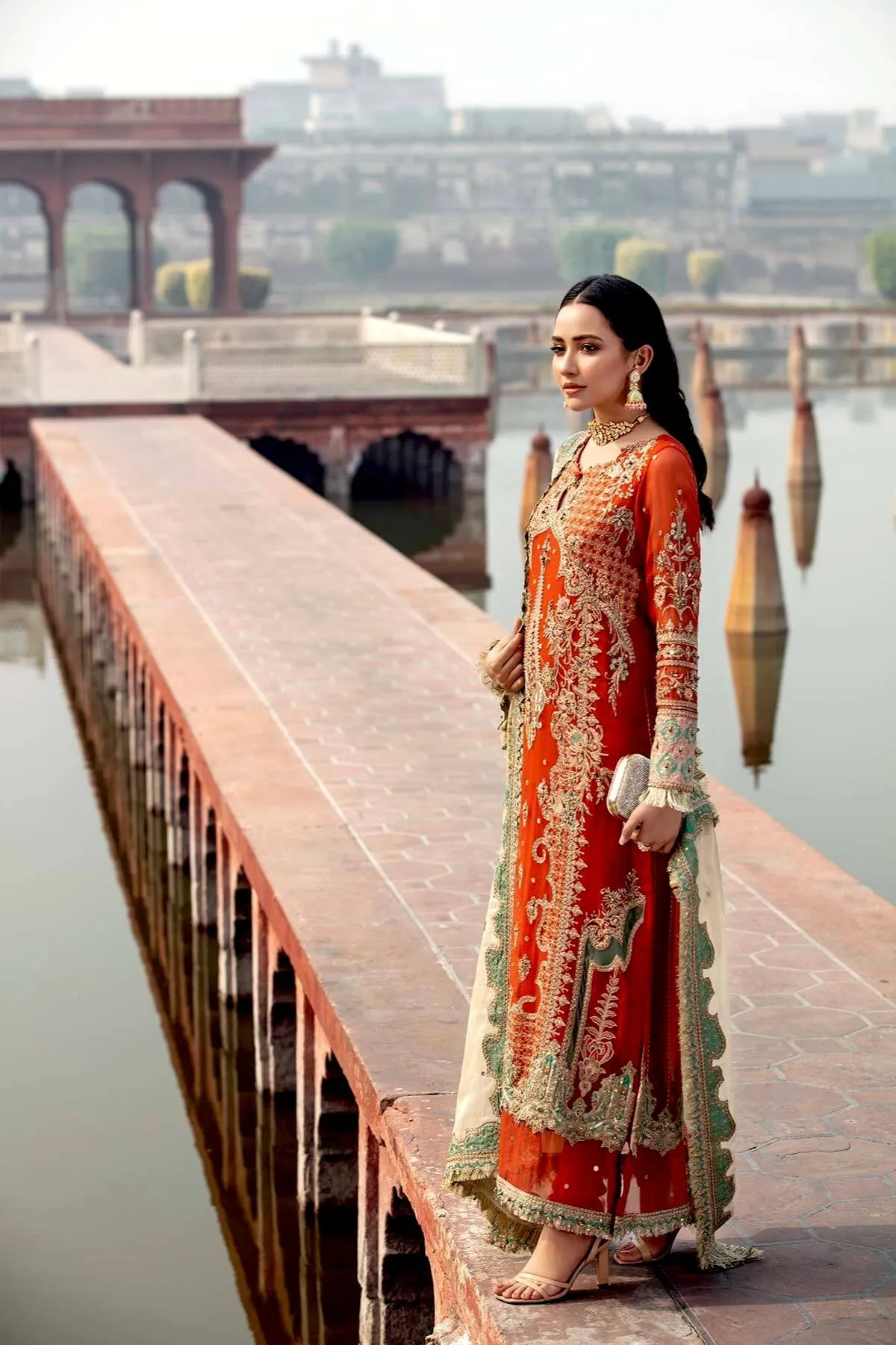 Charizma Dastan-e-Jashan Premium Embroidered Chiffon Collection – Nur-un-Nisa DJ-06