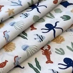 Cotton Poplin - Seashore