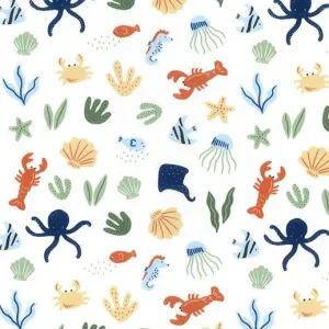 Cotton Poplin - Seashore