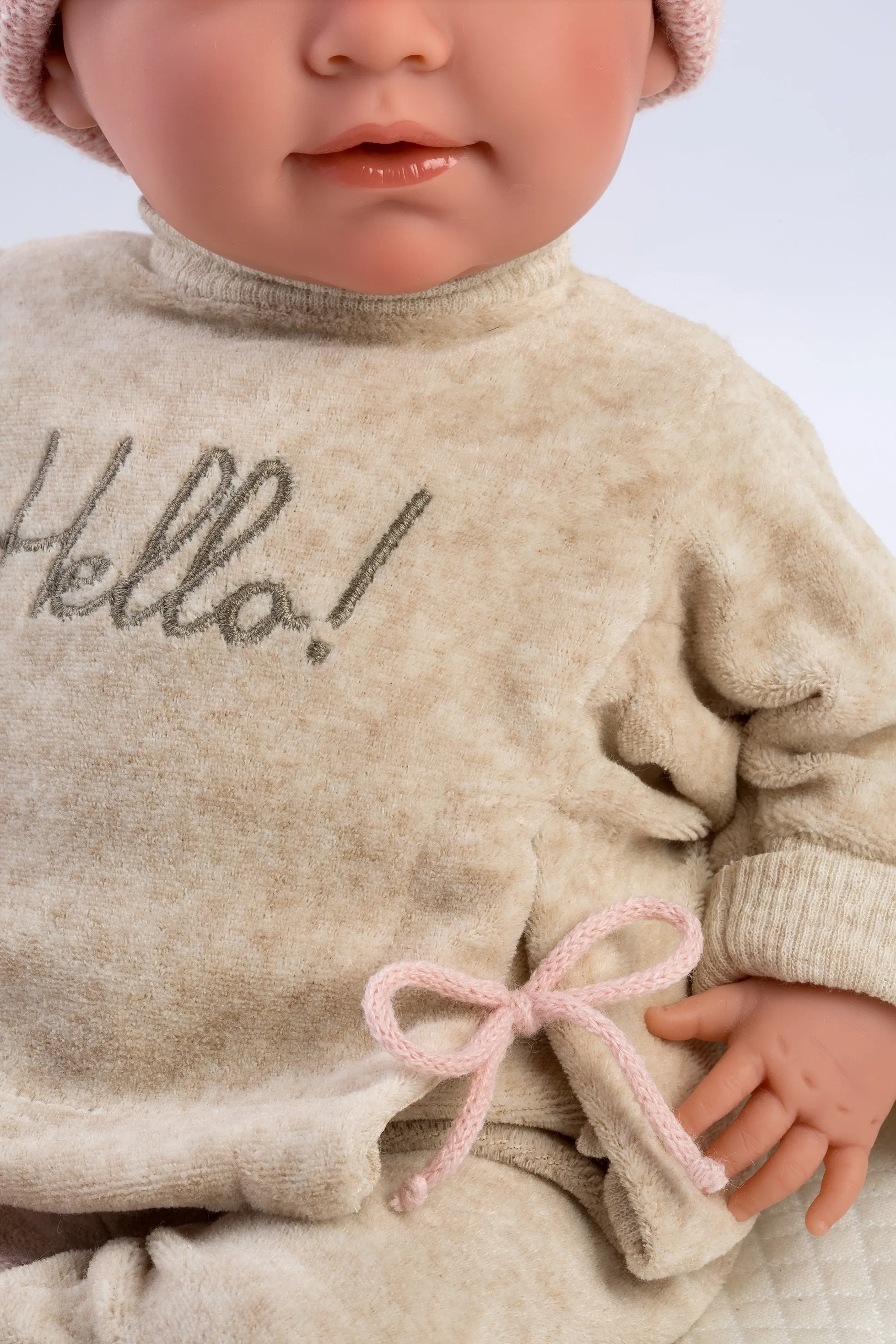 Crying Newborn Doll with Cushion | Soft Body 16.5" | Briana