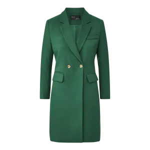 Deal Closer Outer Coat - Emerald Green