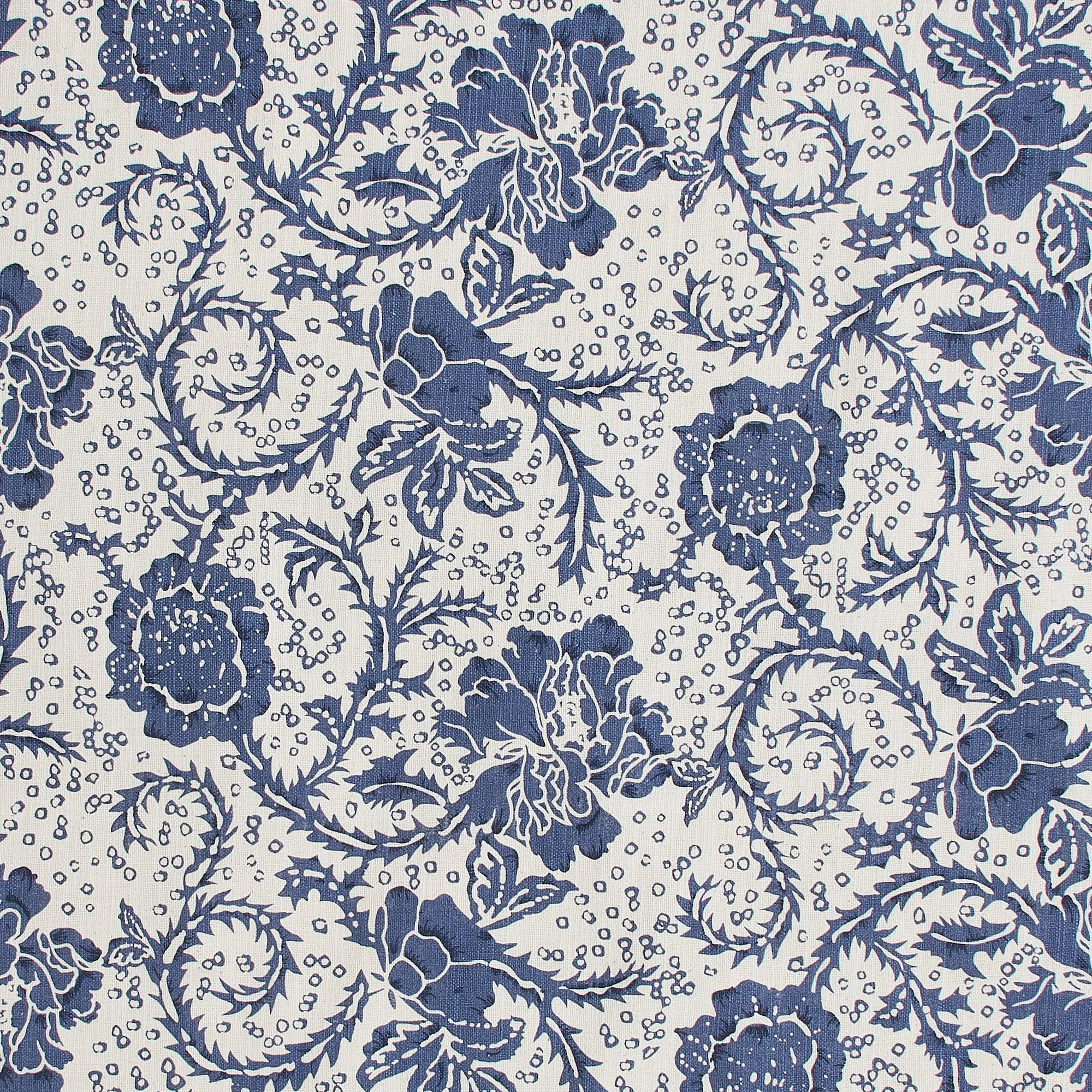 Dorset Navy Floral Quilted Standard Sham 21x27"