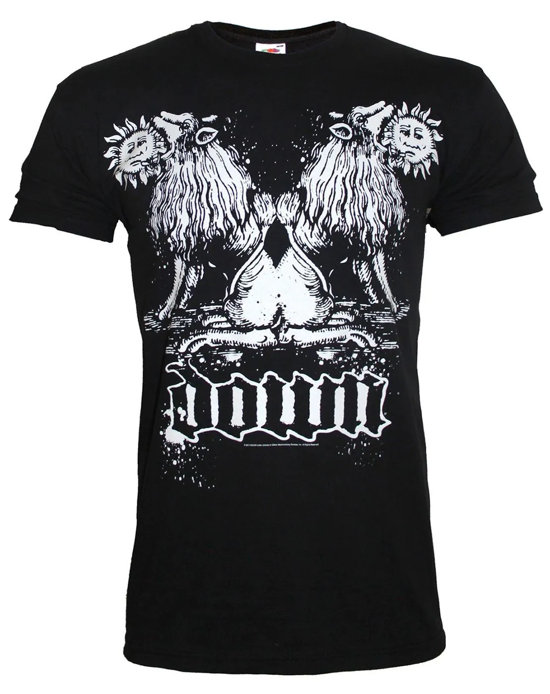 Down Double Lion Men's T-Shirt