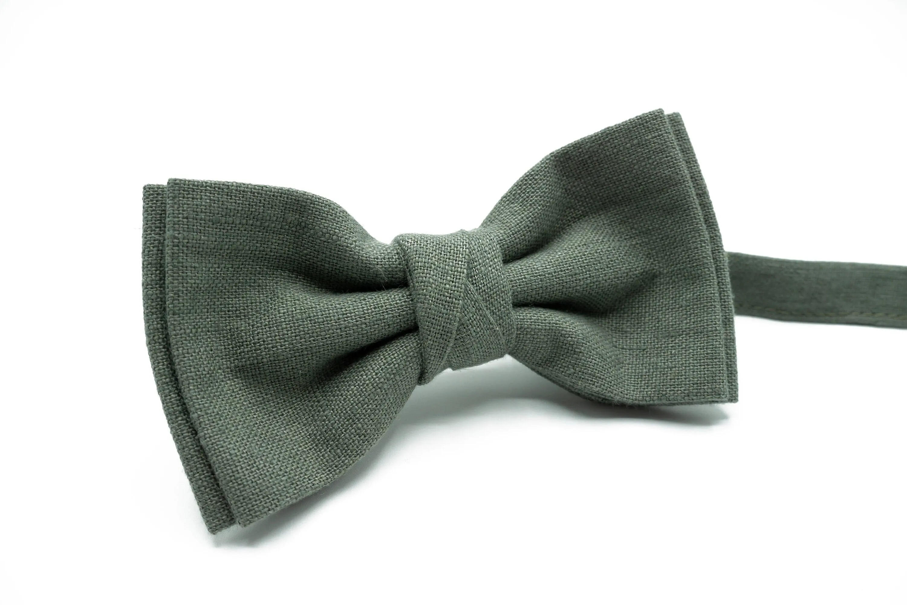 Eucalyptus Bow Tie and Suspender Set - Sage Green Groomsmen Bow Tie - Ideal for Weddings, For Men and Boys