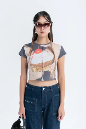 Exposed Seam Tee in Sharing