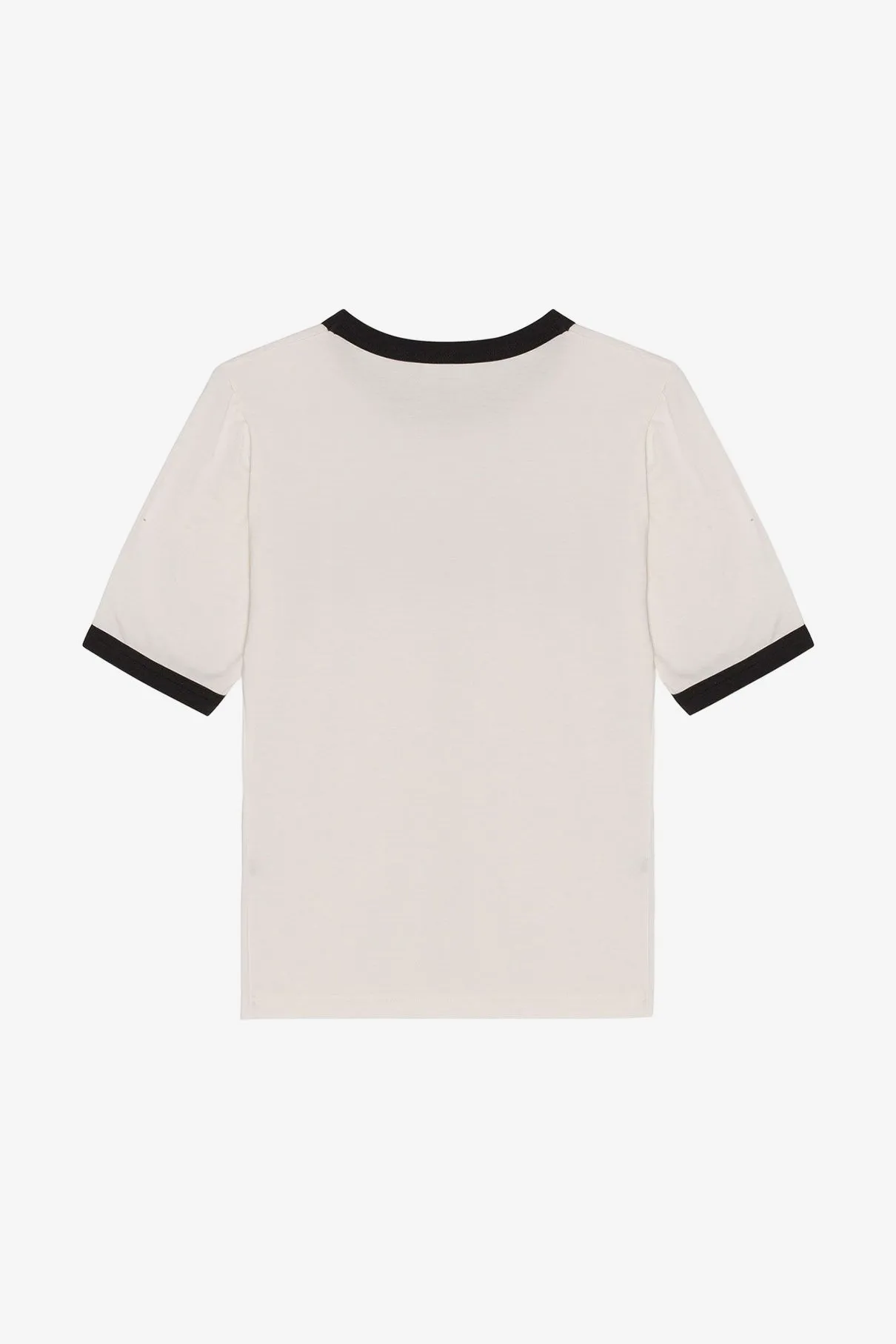 Ganni Fitted T-Shirt - Egret