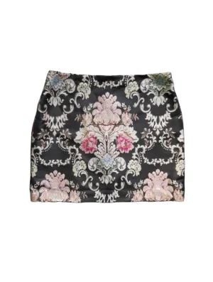 George Floral Jacquard Womens Mini Skirt