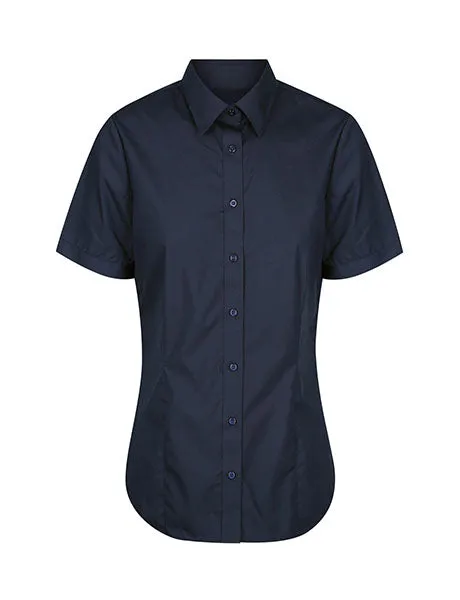 Gloweave Women's Premium Poplin Short Sleeve Shirt (1520WS)