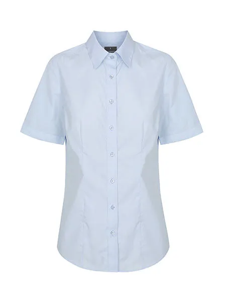 Gloweave Women's Premium Poplin Short Sleeve Shirt (1520WS)