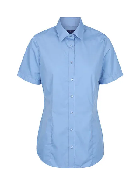Gloweave Women's Premium Poplin Short Sleeve Shirt (1520WS)