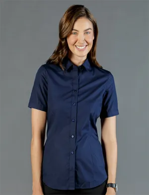 Gloweave Women's Premium Poplin Short Sleeve Shirt (1520WS)