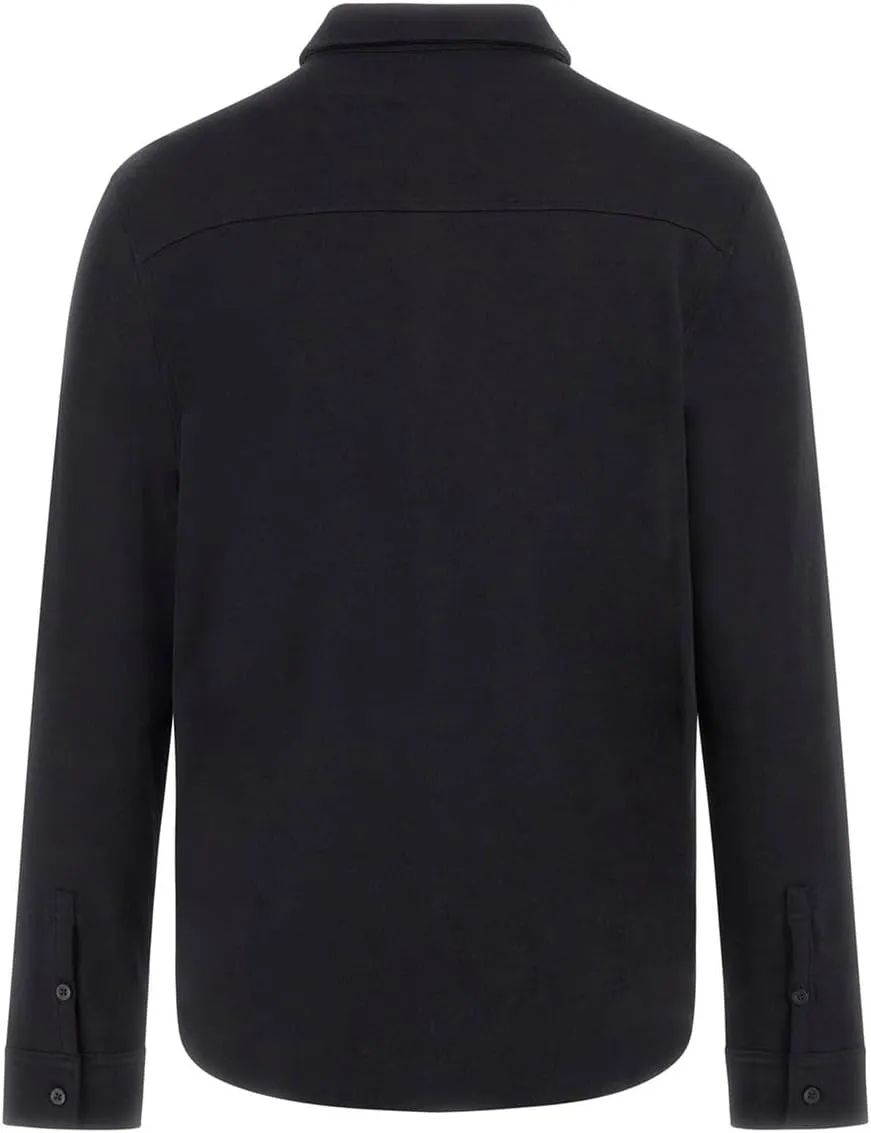 GUESS Men's Eco Long Sleeve Skyler Knit Shirt