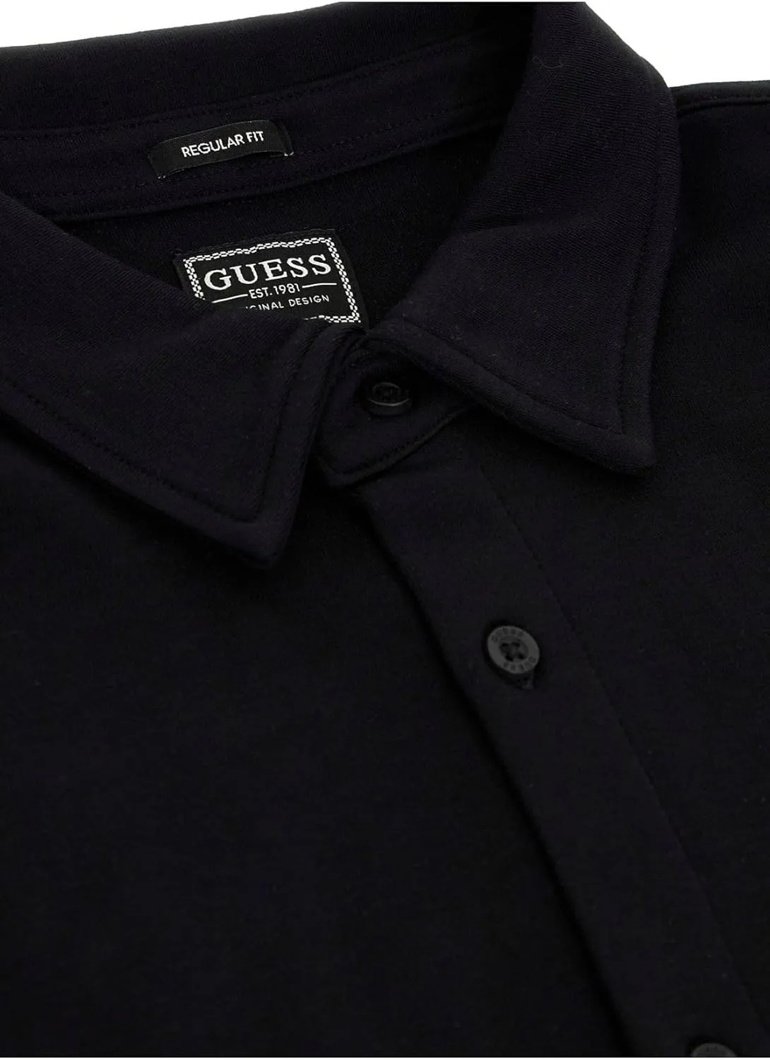 GUESS Men's Eco Long Sleeve Skyler Knit Shirt