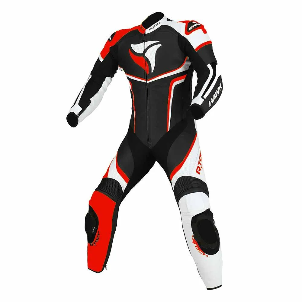 Hawk 1PC Leather Motorcycle Racing Suit