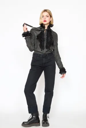 HAZEL BROWN Silk Everything Blouse