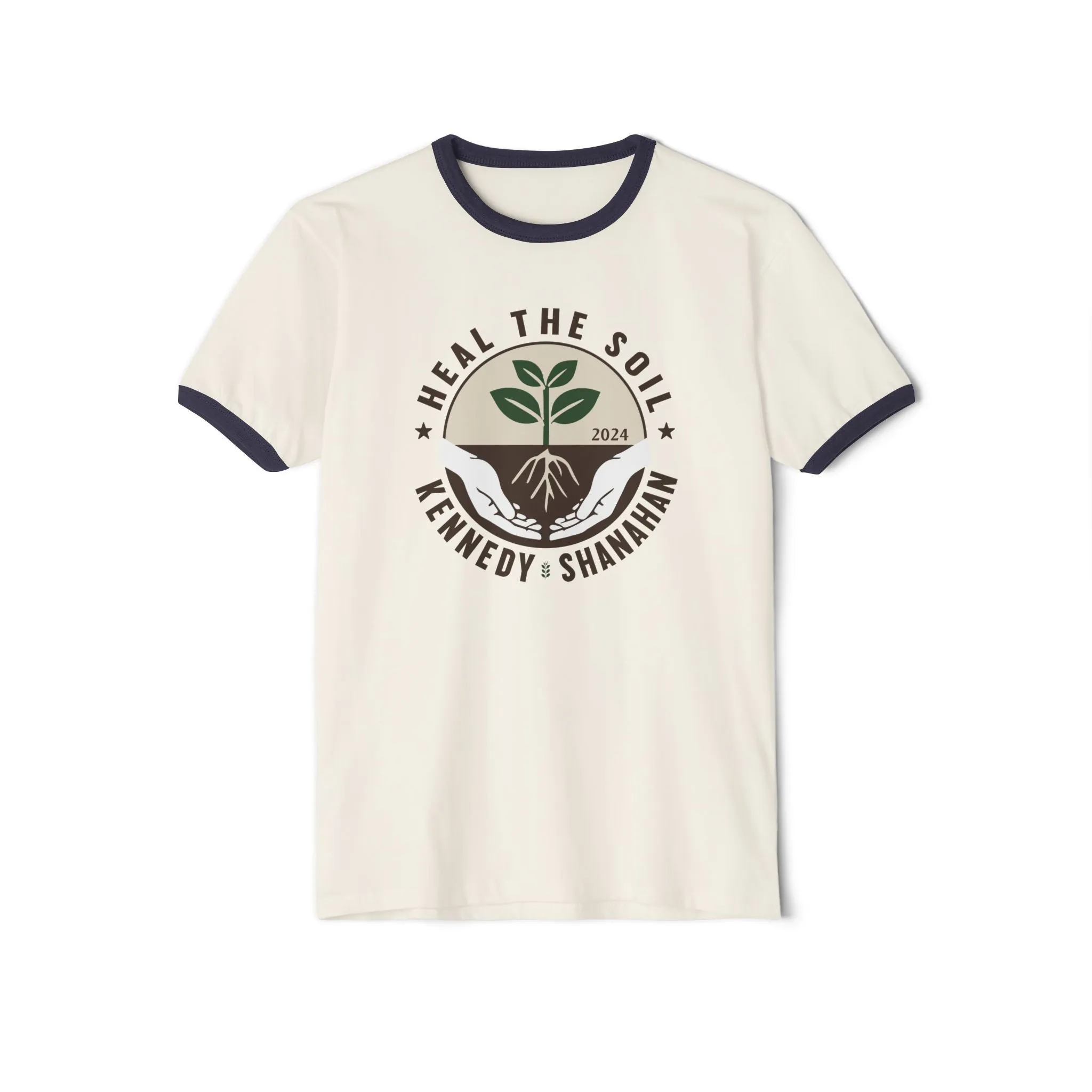 Heal the Soil Unisex Ringer Tee