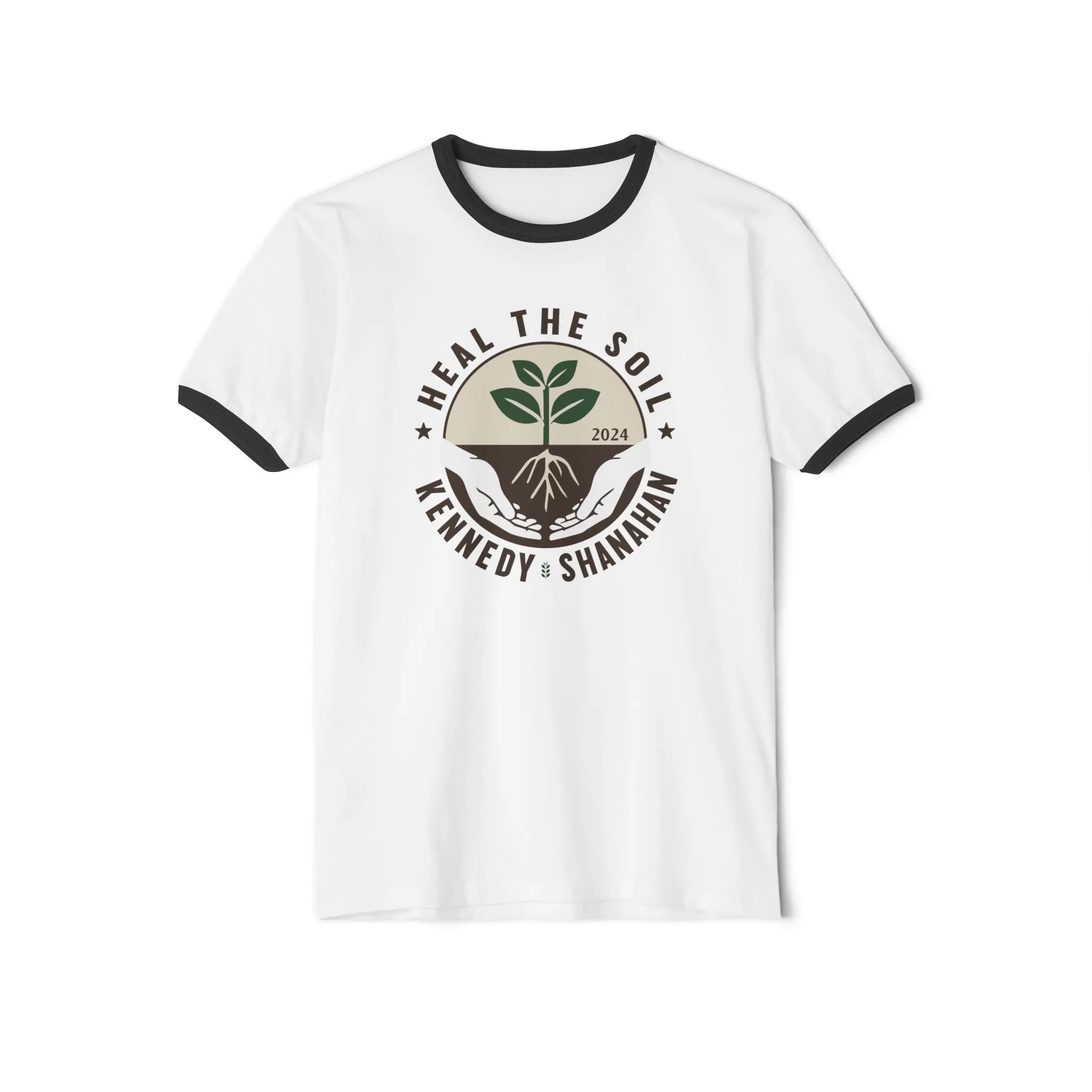 Heal the Soil Unisex Ringer Tee