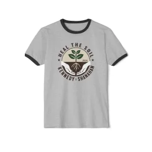 Heal the Soil Unisex Ringer Tee