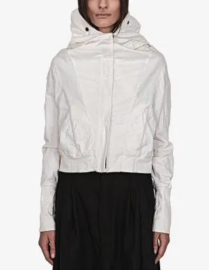 Hooded Stretch Denim Jacket