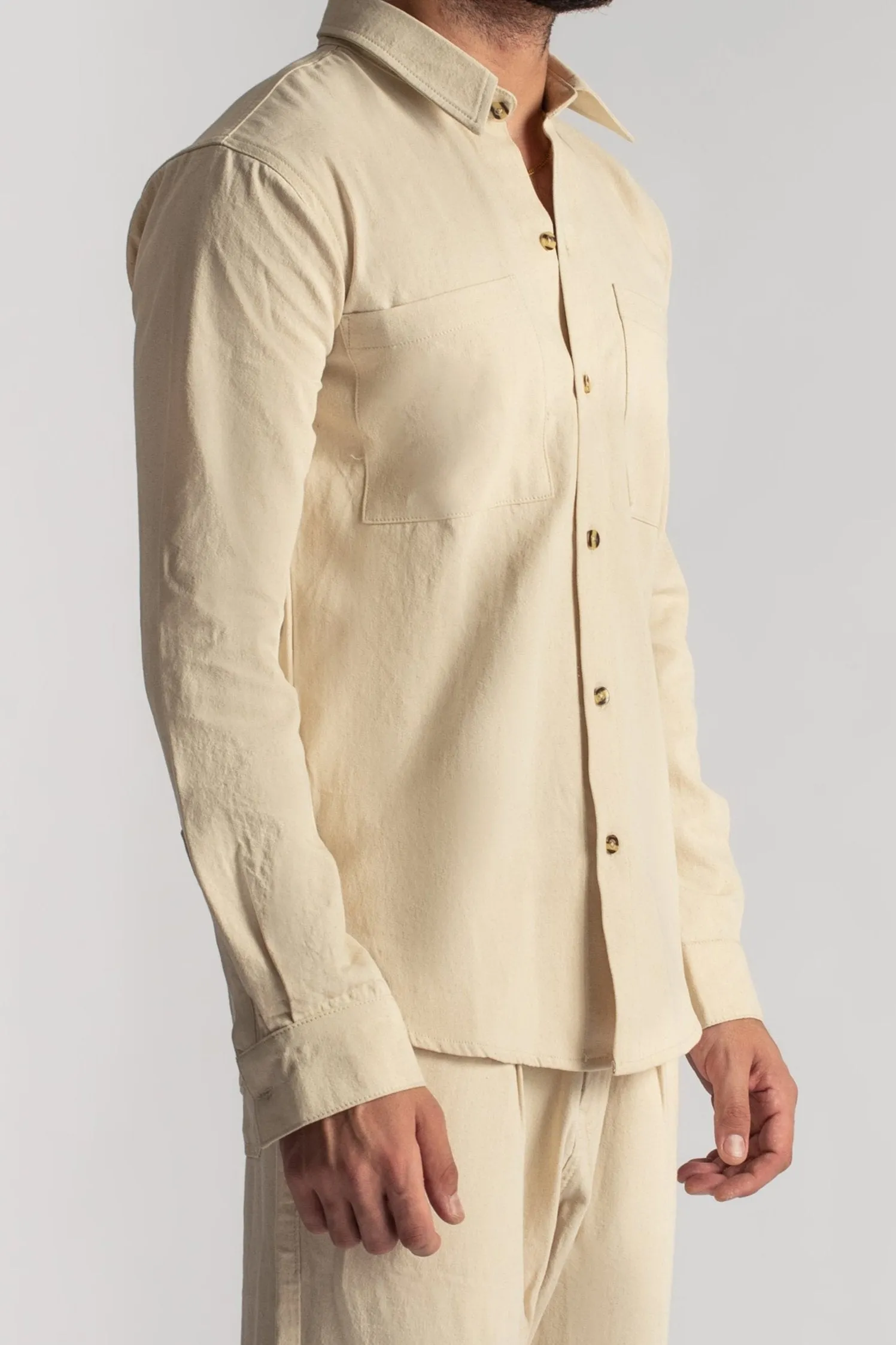 Ivory Denim Shirt