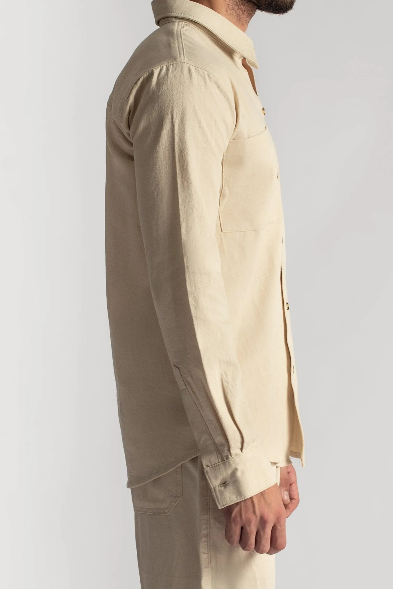 Ivory Denim Shirt