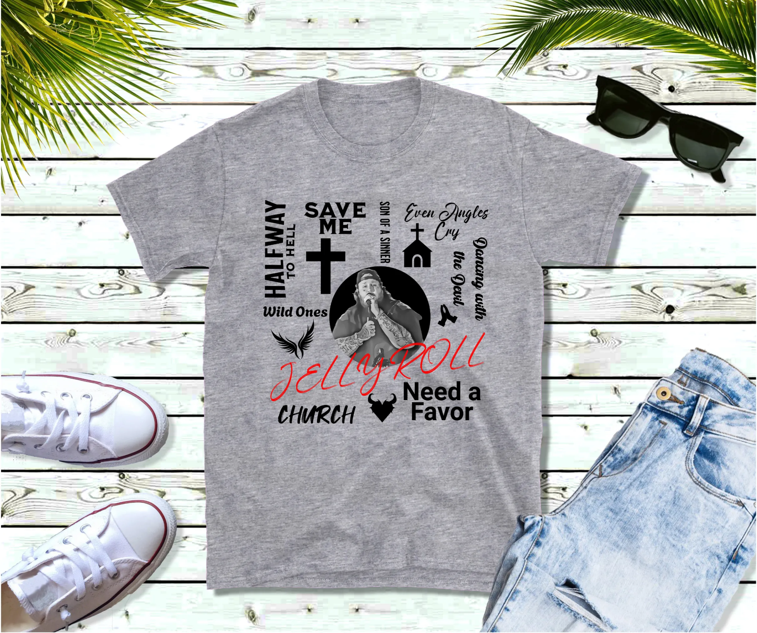 Jelly Roll inspired song T-Shirt, Country Shirt, Jelly Roll Songs T-Shirt, Tour Shirt, Festival Tee, Streetwear shirt, Music T-shirt