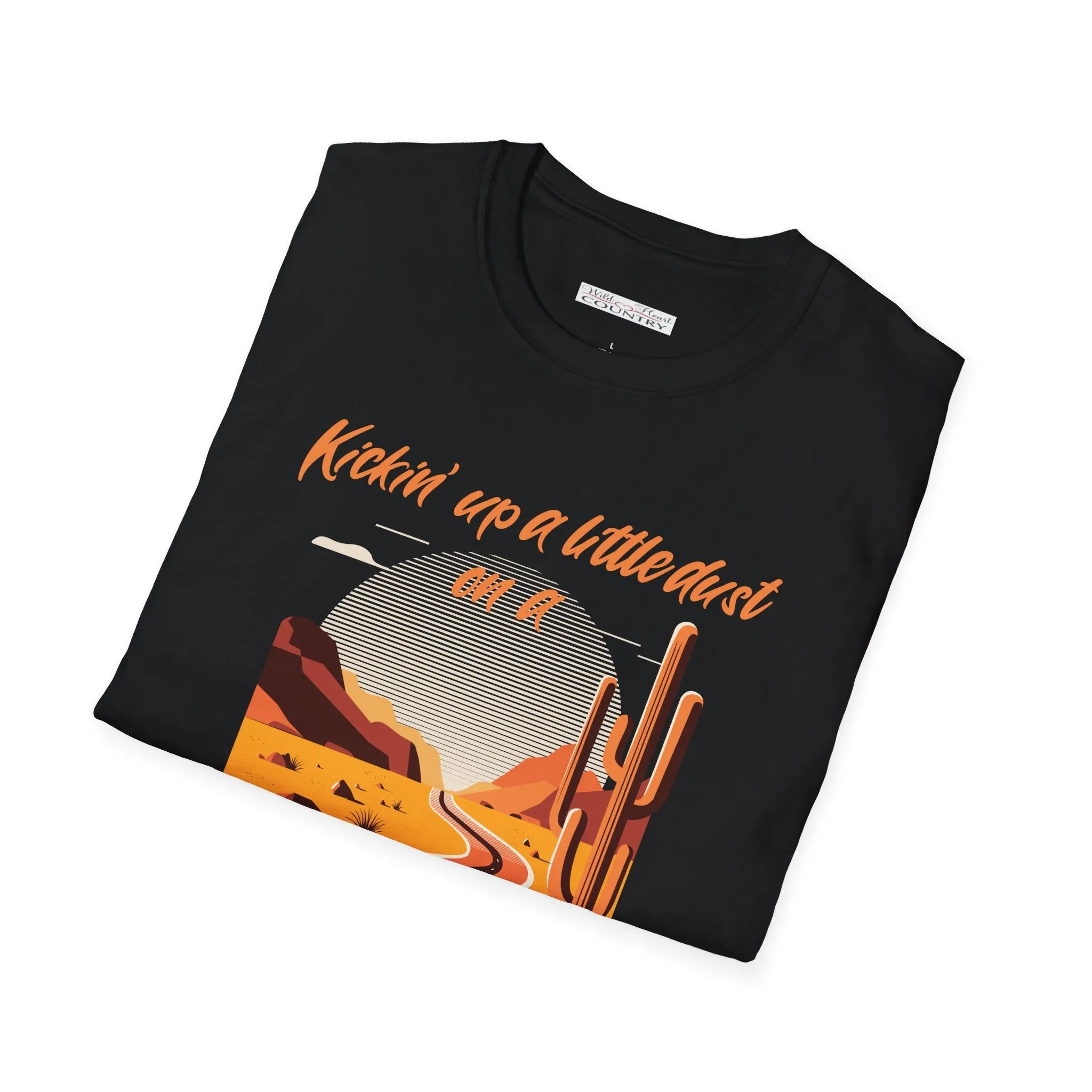 Kickin up a little dust on a Red Dirt Road T-Shirt, Country T-Shirt, Dirt Road T-Shirt, Casual T-Shirt, Kickin up Dust T-Shirt