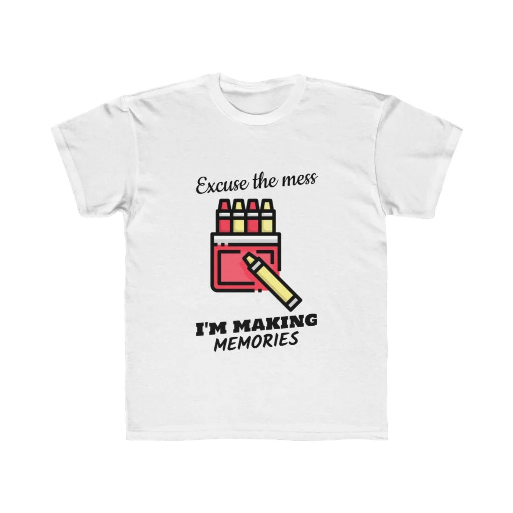 Kids Girls Excuse the Mess T-Shirt