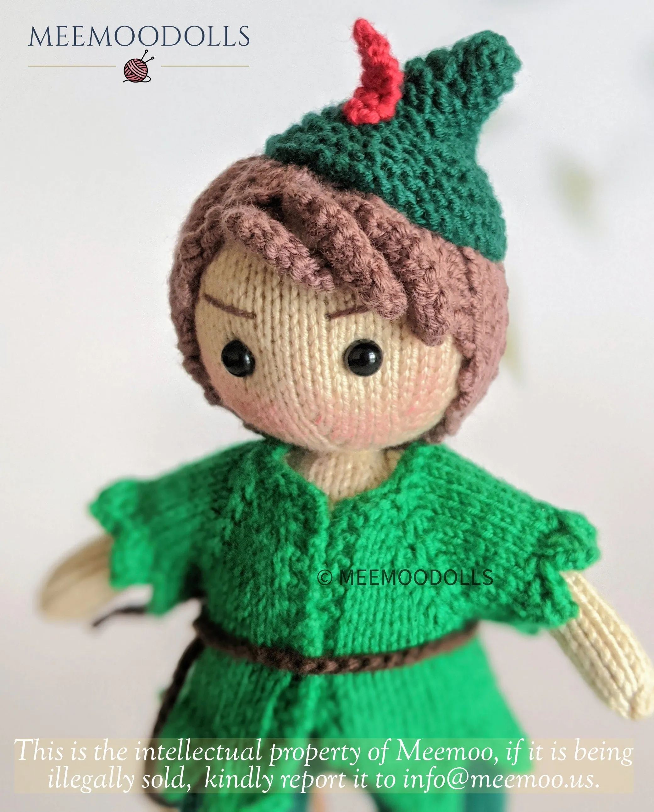 Knit Peter. Knitted toy Patterns. Meemoodolls.