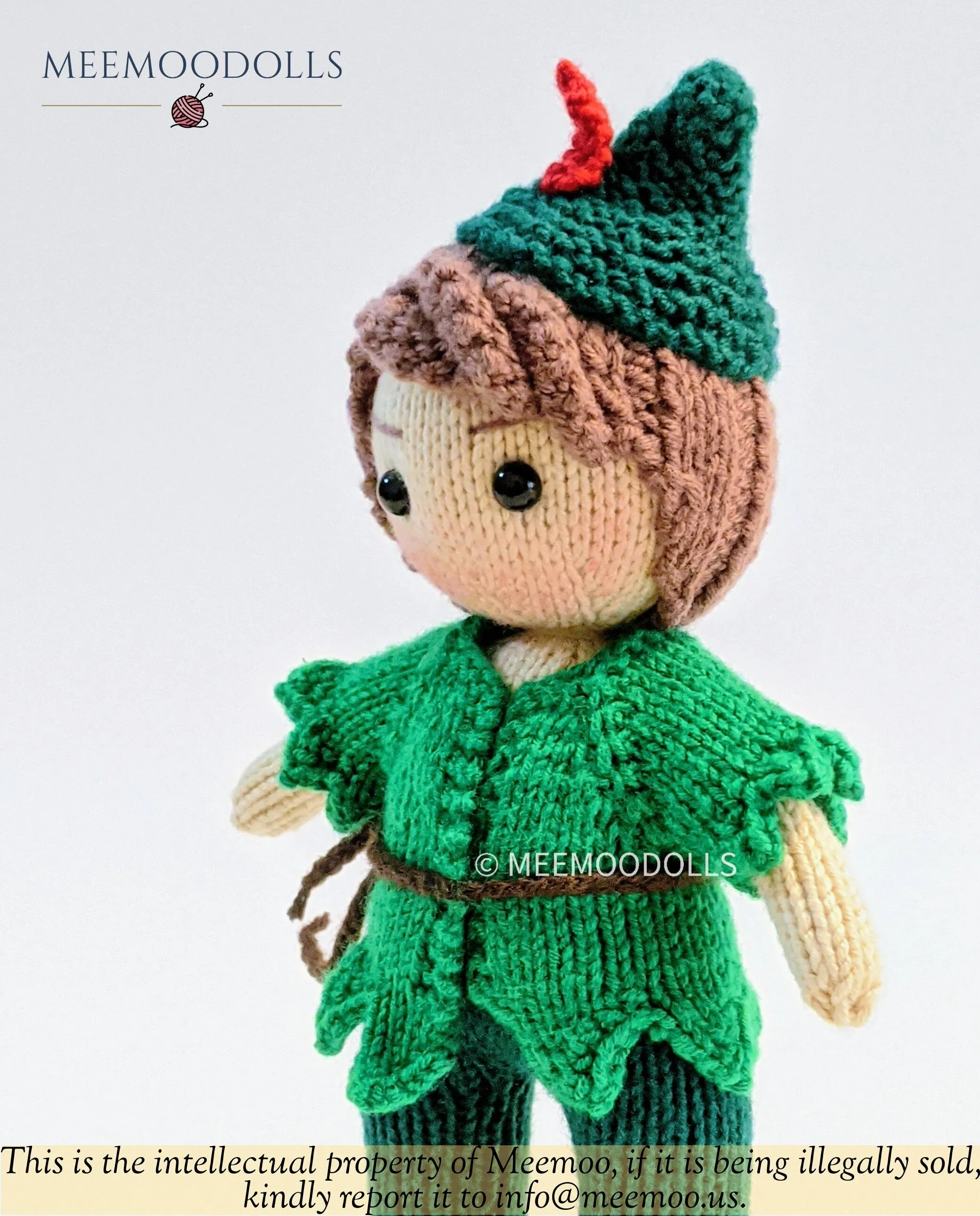 Knit Peter. Knitted toy Patterns. Meemoodolls.
