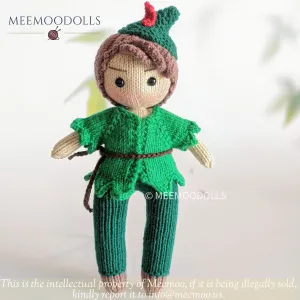 Knit Peter. Knitted toy Patterns. Meemoodolls.